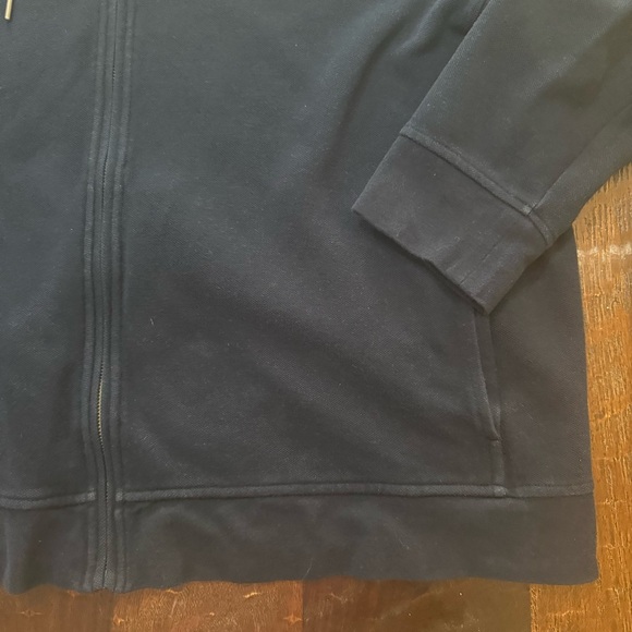 Brooks Brothers Dark Blue Zip-Up Hoodie - Picture 5 of 14